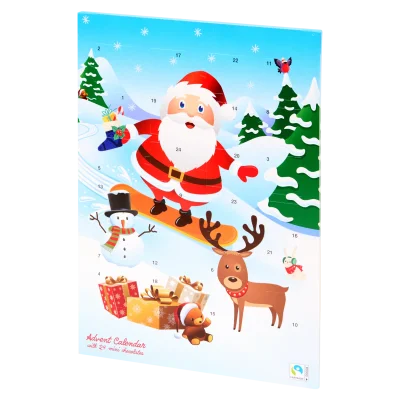 Advent calendar, 30x50 gram, Fairtrade