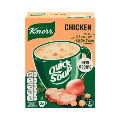 soup KNORR Quick Soup 3x15g - Chicken with Crouton