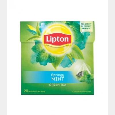 LIPTON ΤΣΑΪ ΠΡΑΣΙΝΟ ΜΕΝΤΑ ΠΥΡΑΜΙΔΑ (1.6gr)