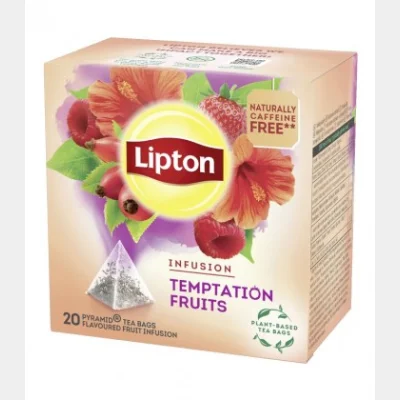 LIPTON ΤΣΑΪ TEMPTATION FRUITS ΦΑΚ. (2gr)