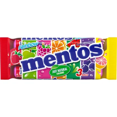 Mentos rainbow EL 25x3pk