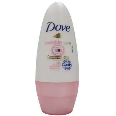 Dove roll-on deodorant 50 ml. Invisible care floral touch.