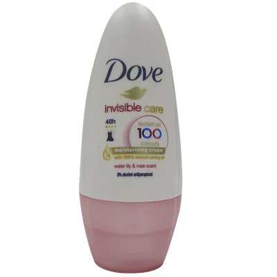 Dove roll-on deodorant 50 ml. Water lily & rose.
