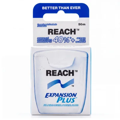 REACH DENTAL FLOSS WAXED 50m