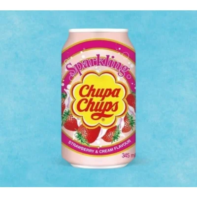Chupa Chups Strawberry Sparkling 345mL