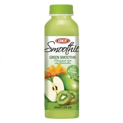 OKF SMOOTHIE MIXED FRUITS GREEN 350ml