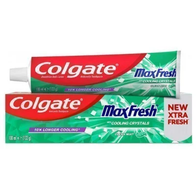 COLGATE MAX FRESH 100ml COOLING CRYSTALS CLEAN MINT TOOTHPASTE