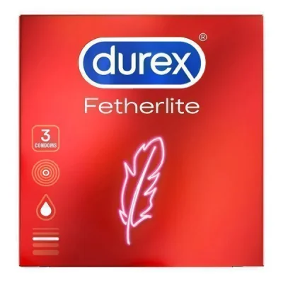 DUREX CONDOMS 3pcs FETHERLITE IMPORT