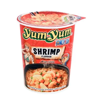noodles cup YUM YUM shrimp flavour 70g