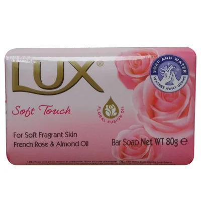 Lux bar soap 80 gr. Soft touch.
