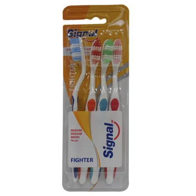 Signal toothbrush 4 u. Medium.
