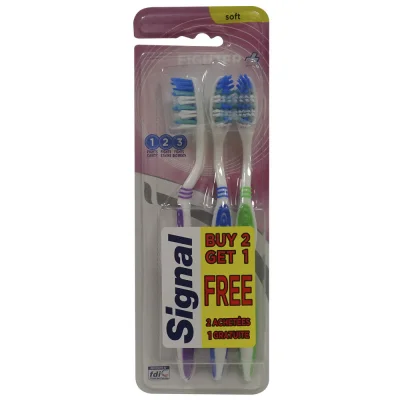 Signal toothbrush 3 u. Soft.