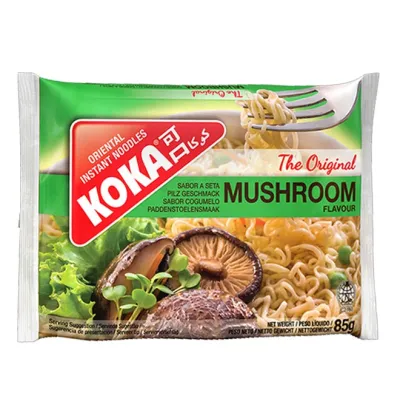 noodles KOKA oriental instant mushroom flavour 85g