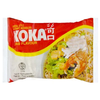 noodles KOKA oriental instant crab flavour 85g
