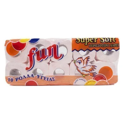 FUN TOILET PAPER 3SHEETS 10x70gr