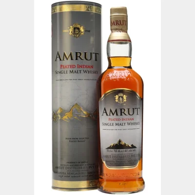 Amrut Peated Indian Single Malt Whisky 70cl 46%