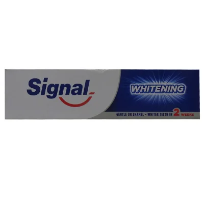 Signal toothpaste 100 ml. Whitening.
