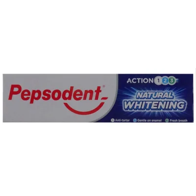 Pepsodent toothpaste 75 ml. Whitening action 123.