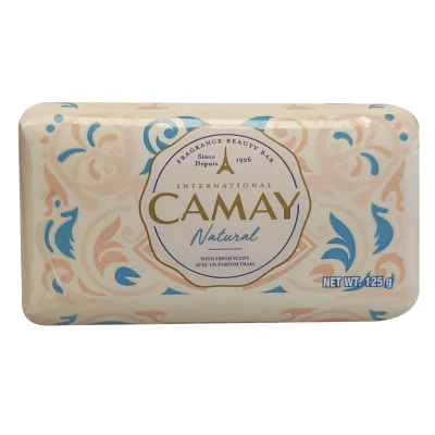 Camay bar soap 3X125 gr. Natural.