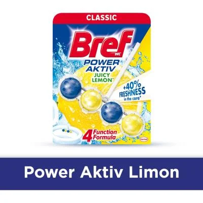 Bref Toilet Block Classic Power Active Lemon    Mono
