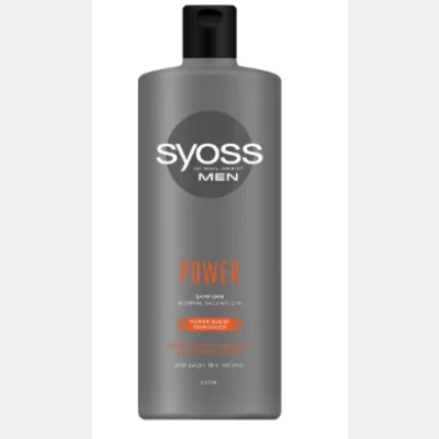 syoss Men Power Shampoo for Normal Hair  500 ml