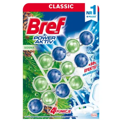 Bref Power Aktiv Pine Toilet Block 3x50g