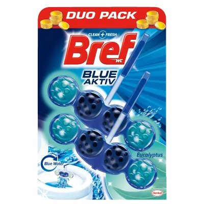 Bref Toilet Hangers Coloured Eucalyptus 2x50g
