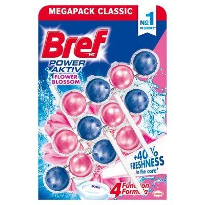 Bref WC Block Power Activ Flower Blossom 3x50g