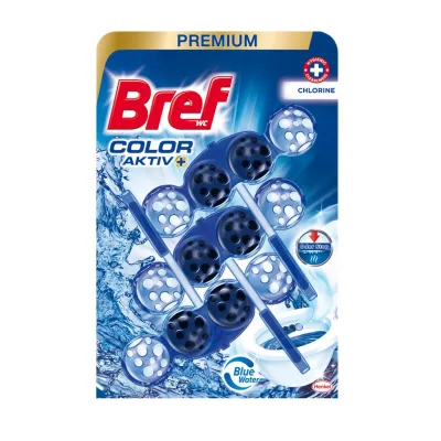 Bref WC Block Color Activ Chlorine 3x50g