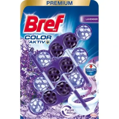 Bref WC Block Color Activ Purple Lavender 3x50g