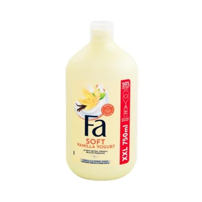FA shower & bath 750ml - Vanilla - Yogurt - Honey