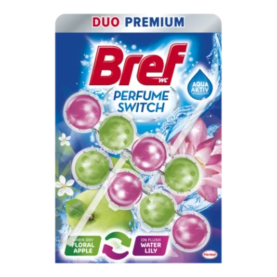 Bref Toilet Block Duo Premium Victoria&Green Apple Duopack