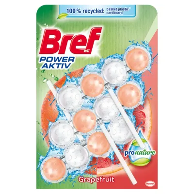 Bref WC Block Pro Nature Grapefruit 3x50g