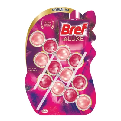 Bref WC Block 3x50g DELUXE Magnolia