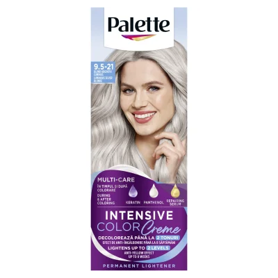 Schwarzkopf Palette ICC Hair Color 9.5-21 Bright Silver Blonde 50ml