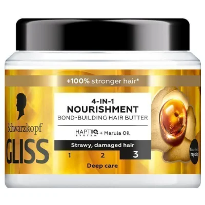 GLISS POWER HAIR MASK 400ml 4 in 1 NOURISH