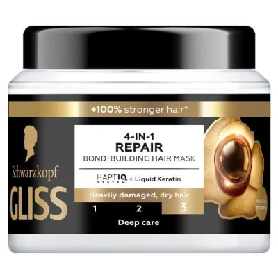 GLISS POWER HAIR MASK 400ml 4 in 1 REPAIR