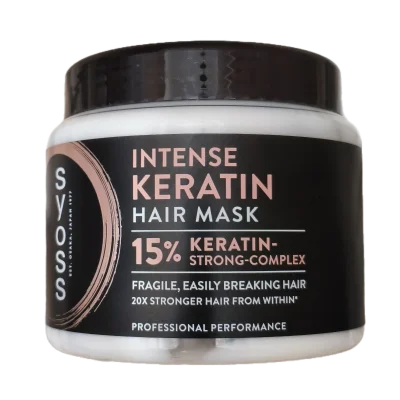SYOSS KERATIN HAIR MASK 15% KERATIN STRONG COMPLEX 400ML