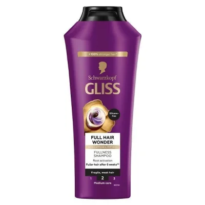 GLISS SHAMPOO 400ml FULL HAIR WONDER