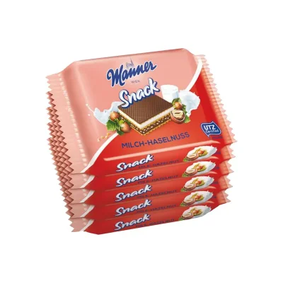 Vafer me qumesht&lajthi Manner 5x25gr