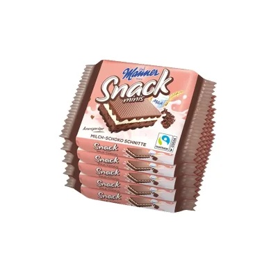 Vafer me qumesht&cokollate Manner 5X25gr