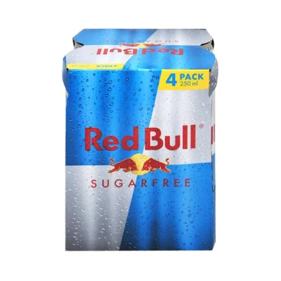 RED BULL energy drink sugar free 4x250ml