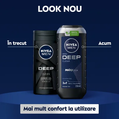 NIVEA Shower Gel Men Deep Clean 250ml