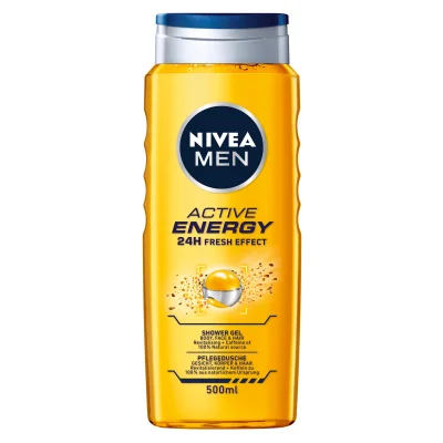 NIVEA Men Active Energy Shower Gel 500ml