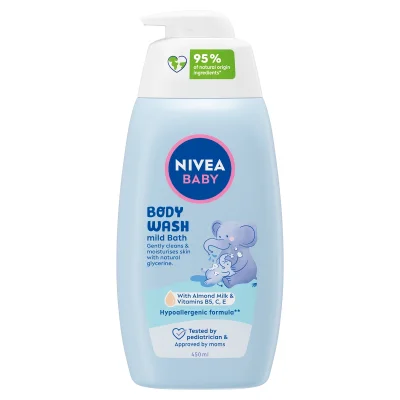 NIVEA Baby Shower Gel Mild Bath 450ml
