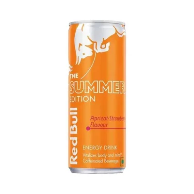 RED BULL energy drink 250ml - The Apricot Edition (Apricot-Strawberry)