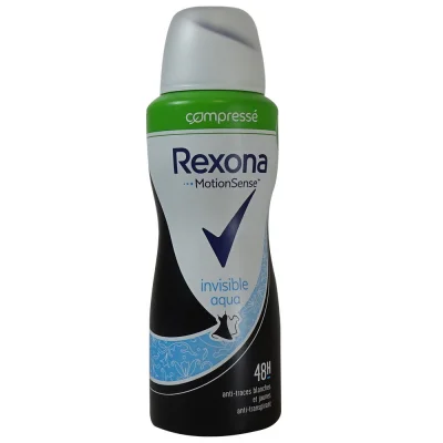 Rexona deodorant spray 100 ml. invisible Aqua.