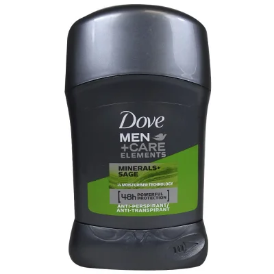 Dove stick deodorant 40 ml. Men minerals sage.